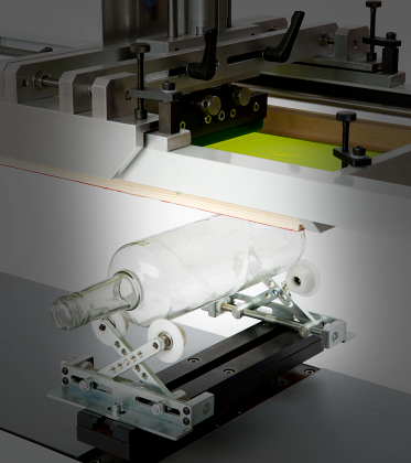 Bottle and cylindrical printing